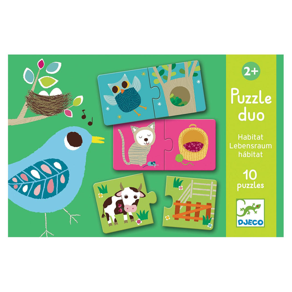 Djeco Duo Habitat Matching Activity Puzzle