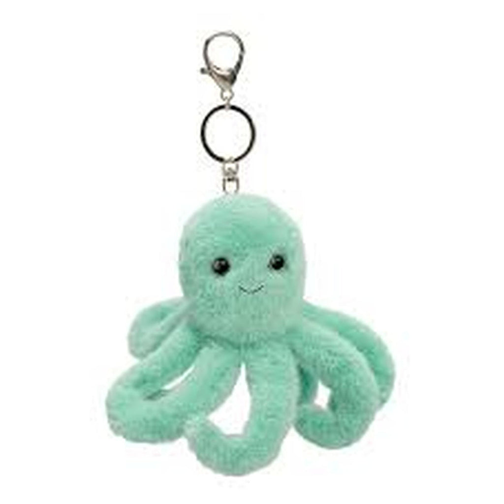 Douglas Octopus Teal 5 Inch Plush Bag Charm