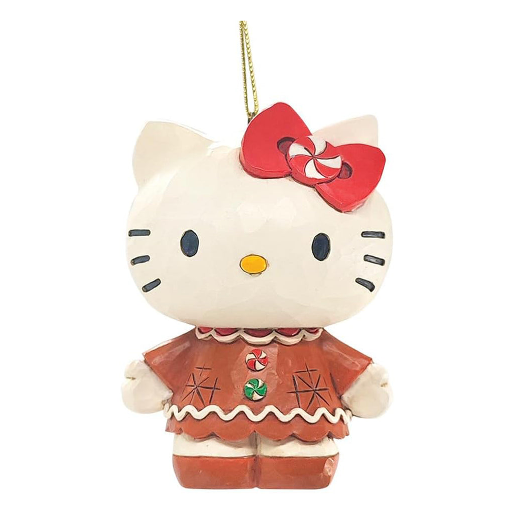 Enesco Jim Shore Hello Kitty And Friends Hello Kitty Gingerbread Christmas Ornament - Radar Toys
