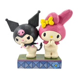 Enesco Jim Shore Hello Kitty And Friends My Melody And Kuromi Figurine - Radar Toys