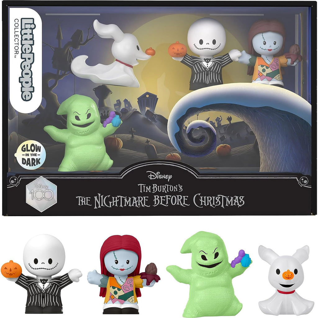 Fisher Price Disney Tim Burton's The Nightmare Before Christmas Little People Collector Figure Set