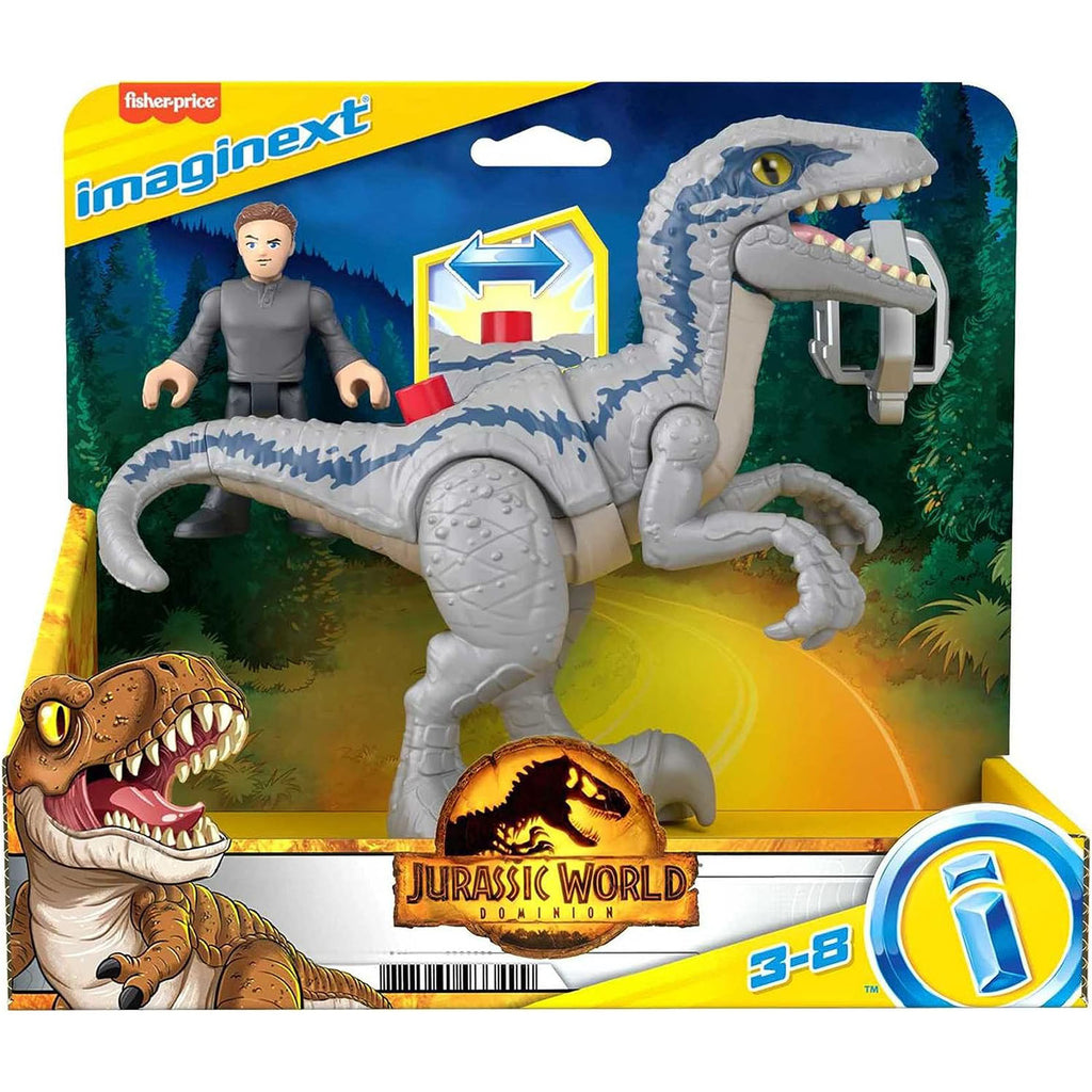 Fisher Price Imaginext Jurassic World Breakout Blue Set