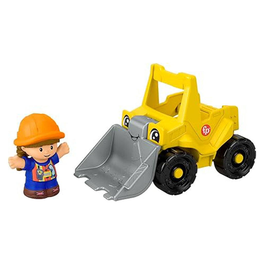 Fisher Price Little People Bulldozer With Figure Set
