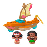 Fisher Price Little People Disney Princess Moana Maui Canoe Set - Radar Toys