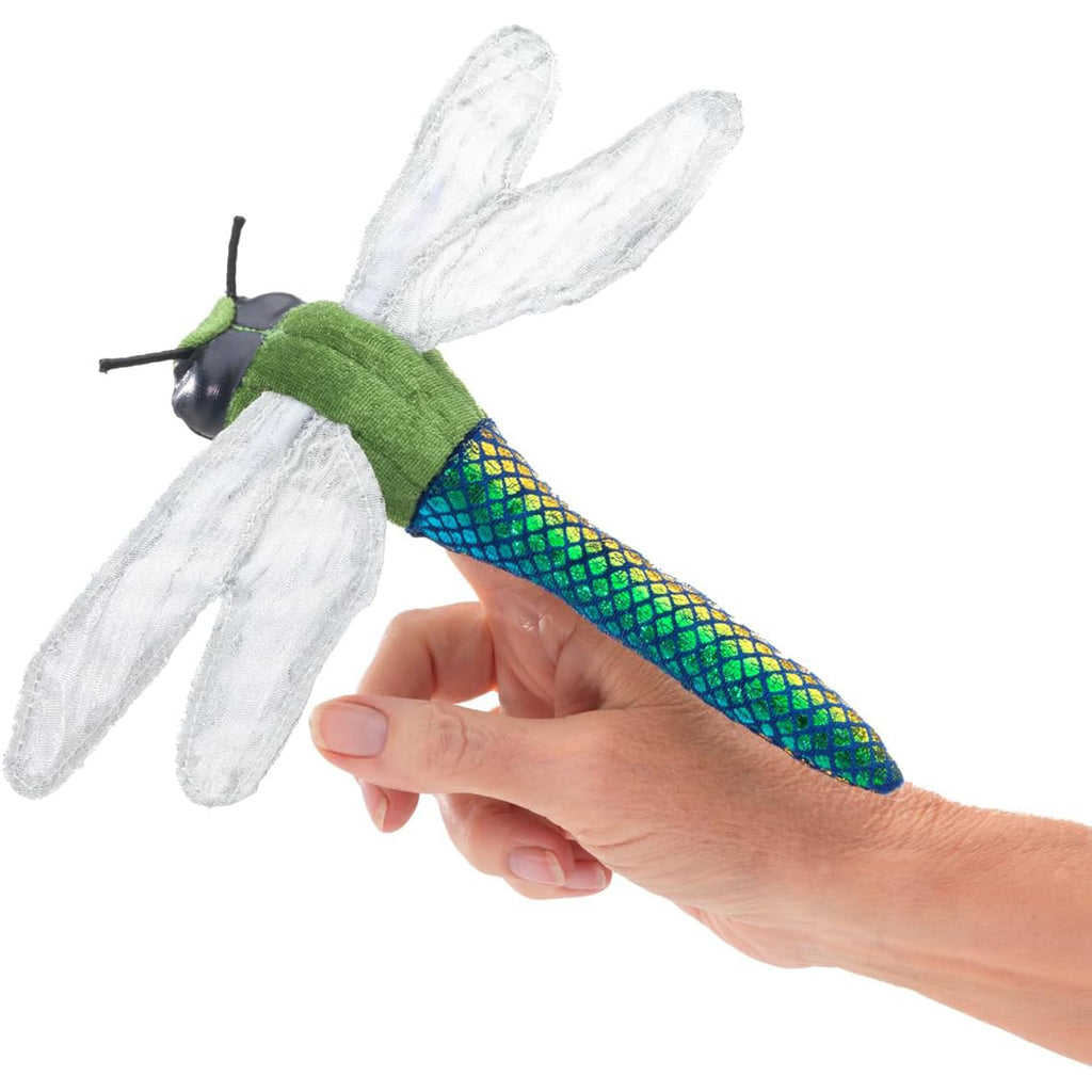 Folkmanis Dragonfly Mini 7 Inch Plush Puppet