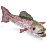 Folkmanis Mini Rainbow Trout 7 Inch Finger Puppet - Radar Toys