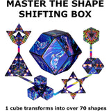 Fun In Motion Shashibo Jumbie Cosmic Surfer Magnetic Puzzle Cube - Radar Toys