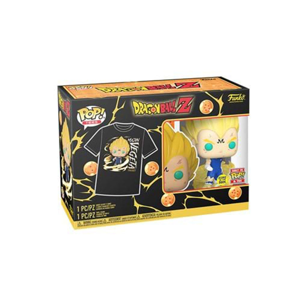 Funko Dragon Ball Z POP Majin Vegeta Vinyl Figure And Small Tee Shirt
