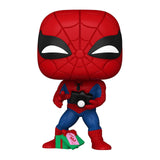 Funko Marvel Holiday S4 POP Spider-Man With Open Gift Vinyl Figure - Radar Toys