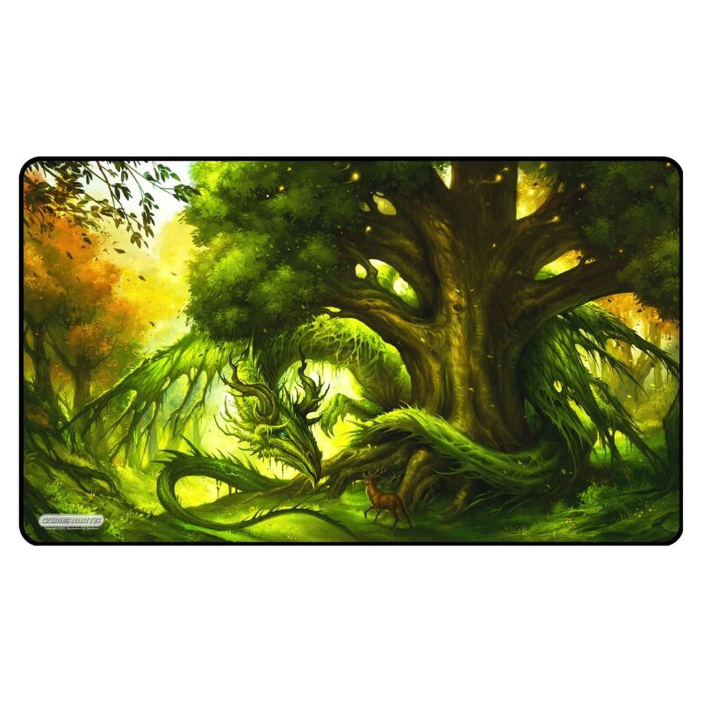 GameHead Keeper Of The Forest 14 x 24 Black Stitched Playmat