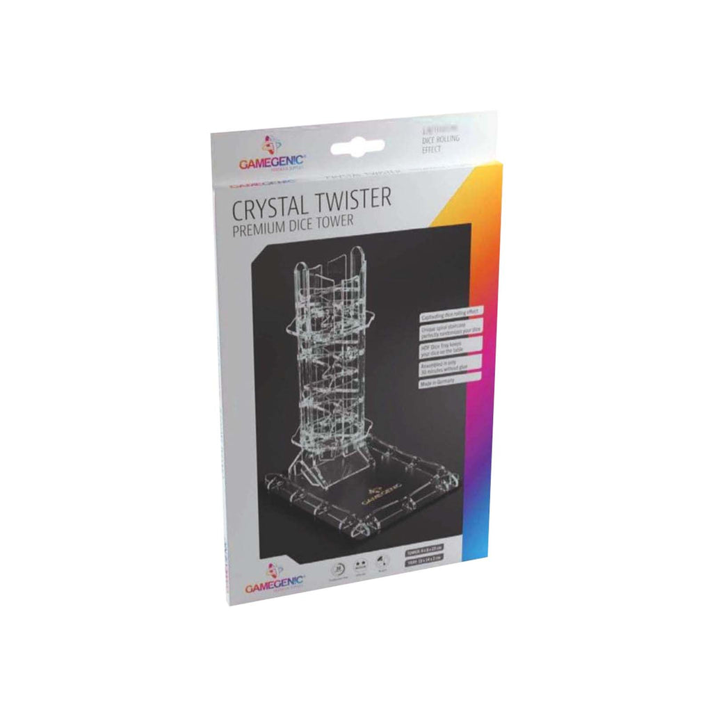 Gamegenic Crystal Twister Premium Dice Tower - Radar Toys