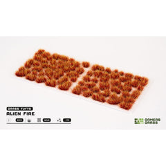 Gamers Grass Alien Fire 6mm Tuft Wild - Radar Toys