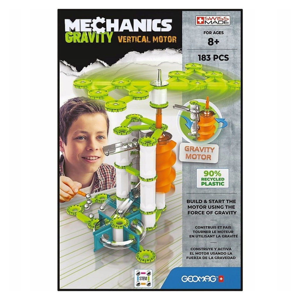 Geomag Mechanics Gravity Verticle Motors 183 Piece Building Set