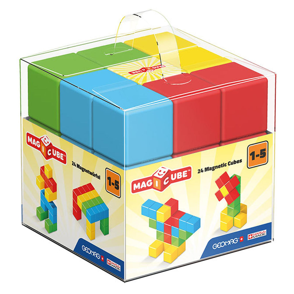 Geomag Magicube 24 Piece Magnetic Cube Building Set