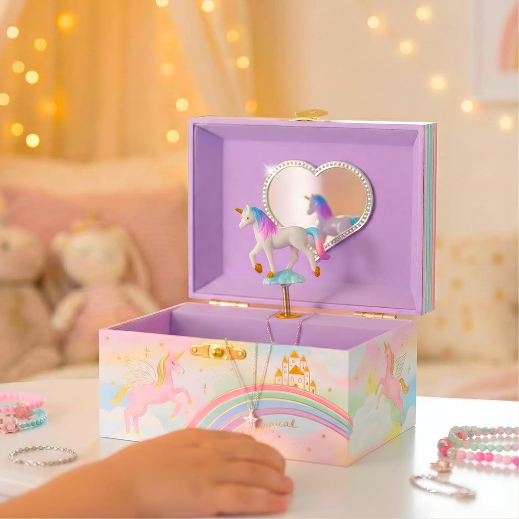 Giggle & Honey Unicorn Musical Jewelry Box