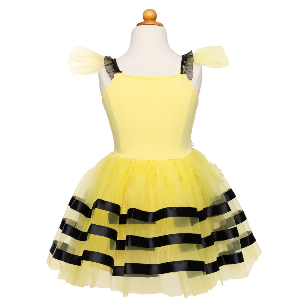 Great Pretenders Bumble Bee Dress And Headband Size 5-6 - Radar Toys