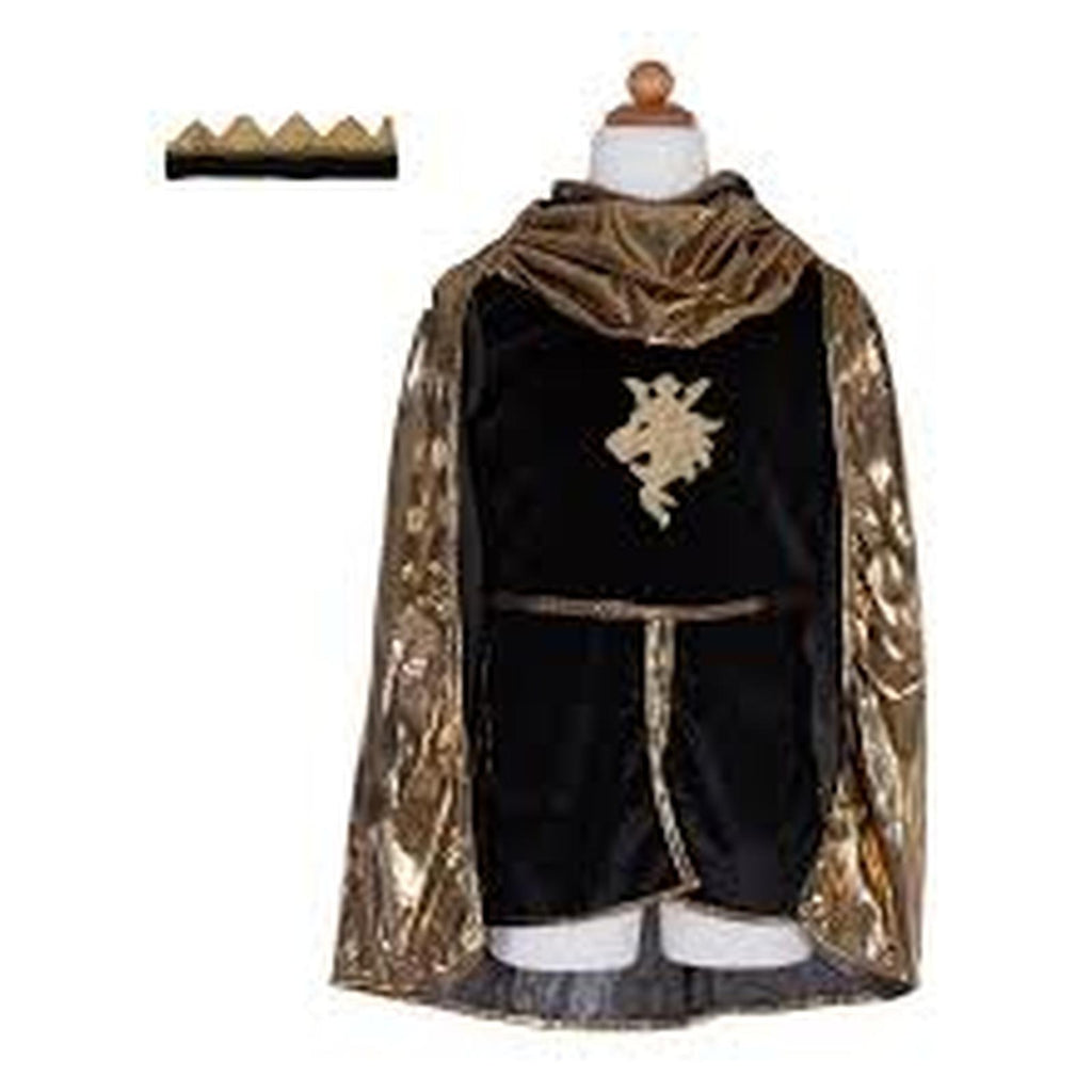 Great Pretenders Golden Knight With Tunic Cape And Crown Size 5-6 - Radar Toys
