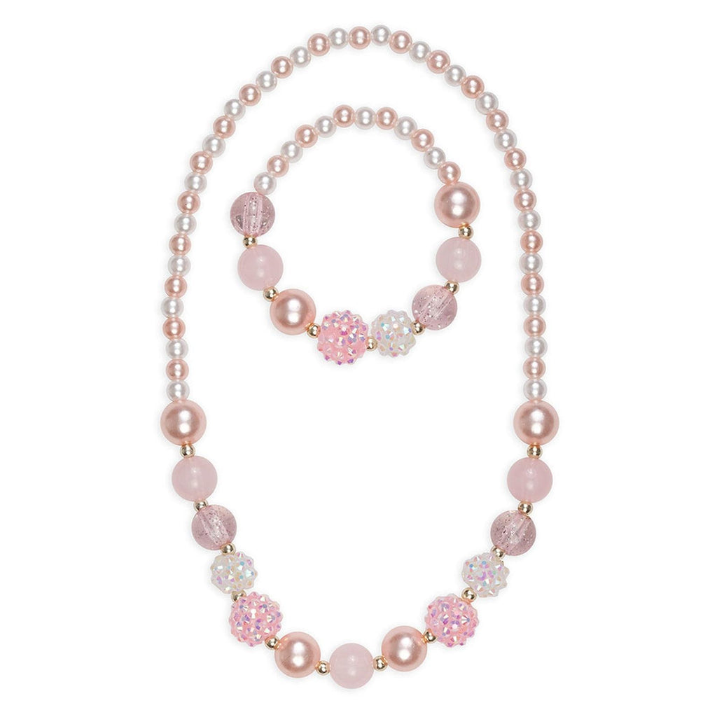 Great Pretenders Pinky Pearl Two Piece Necklace And Bracelet Set - Radar Toys