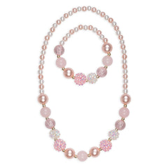 Great Pretenders Pinky Pearl Two Piece Necklace And Bracelet Set - Radar Toys