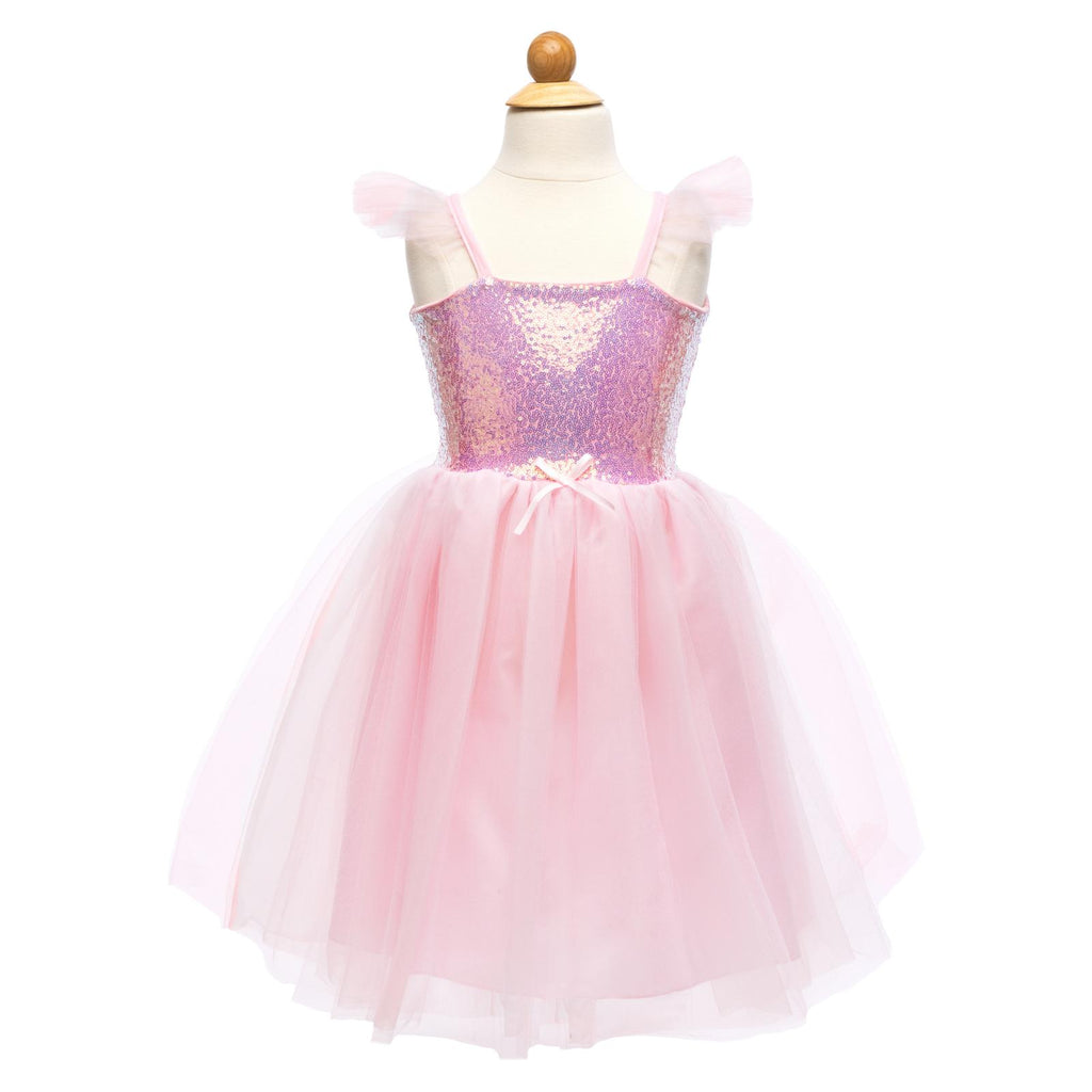 Great Pretenders Sequins Princess Pink Dress Size 5-6 - Radar Toys