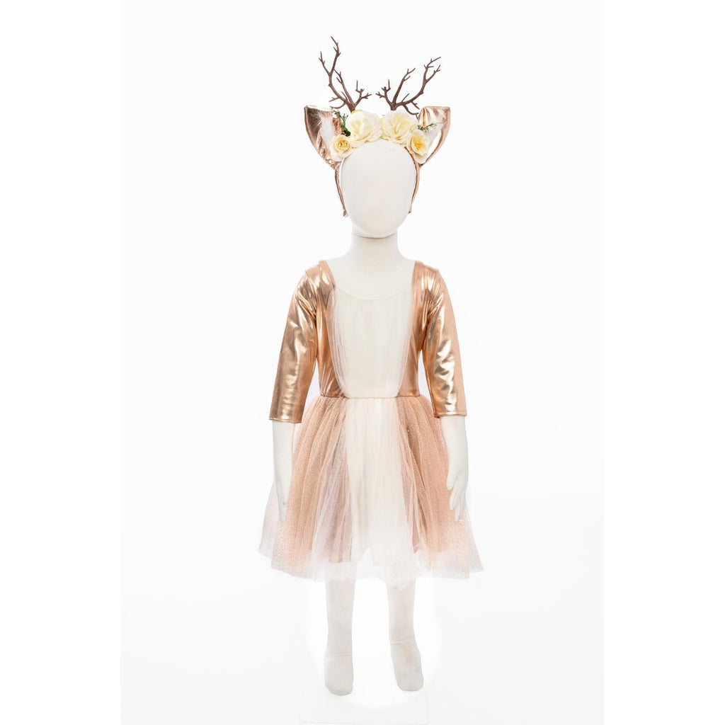 Great Pretenders Woodland Deer Dress With Headpiece Size 5-6 - Radar Toys