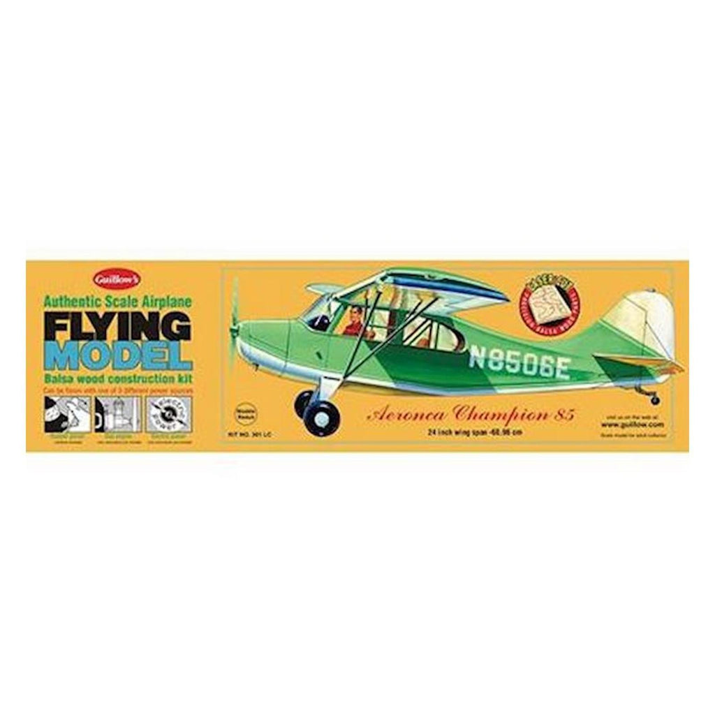 Guillow's Aeronca Champion 85 Laser Cut 18th Scale Balsa Model Kit