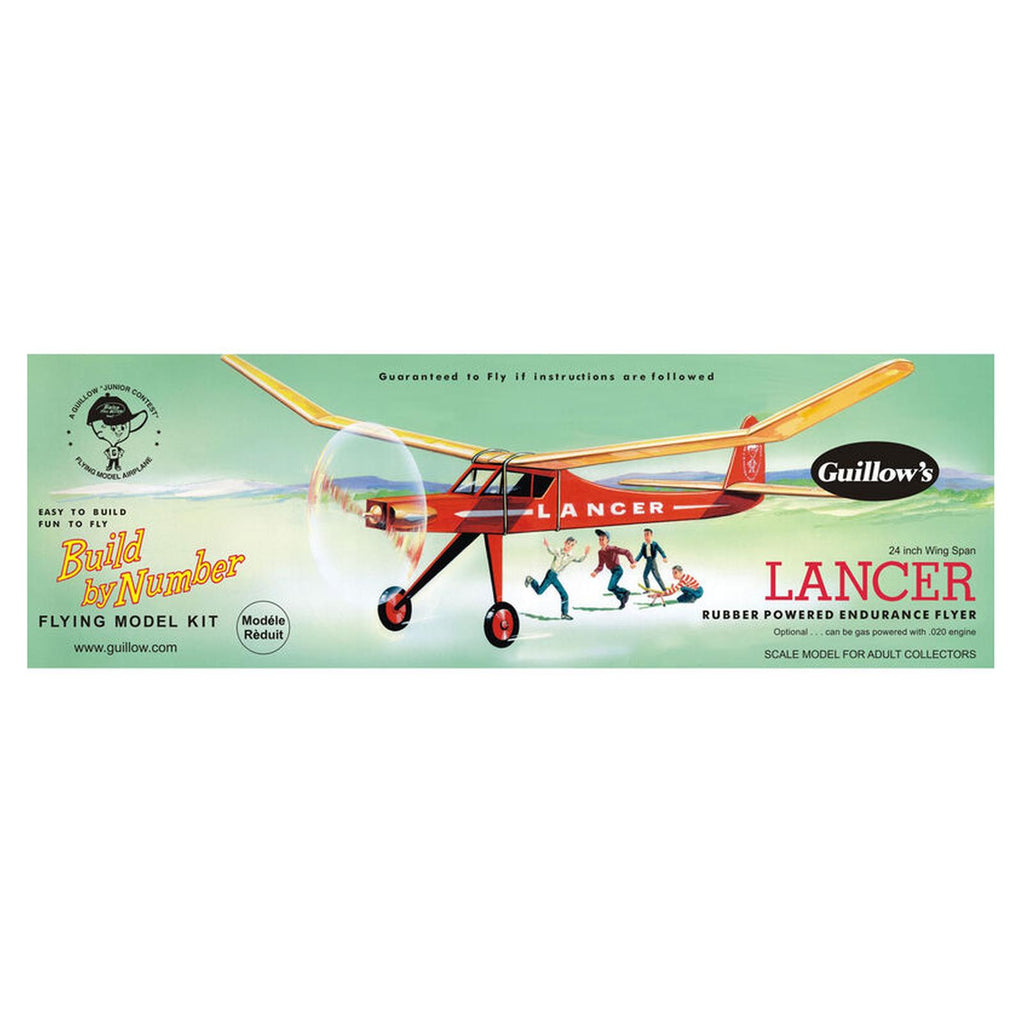 Guillow's Lancer 24 Inch Wingspan Balsa Model Kit