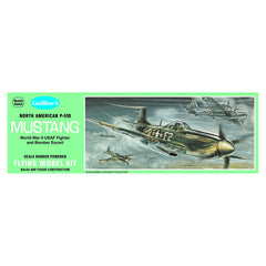 Guillow's North American P-51D Mustang Flying Model Kit - Radar Toys