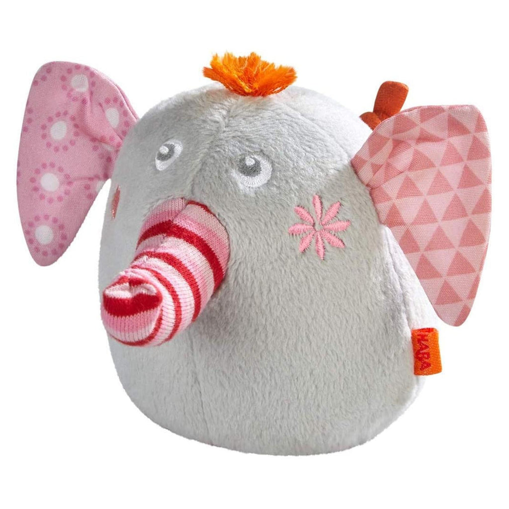 HABA Baby Clutching Toy Nelly The Elephant Pink - Radar Toys