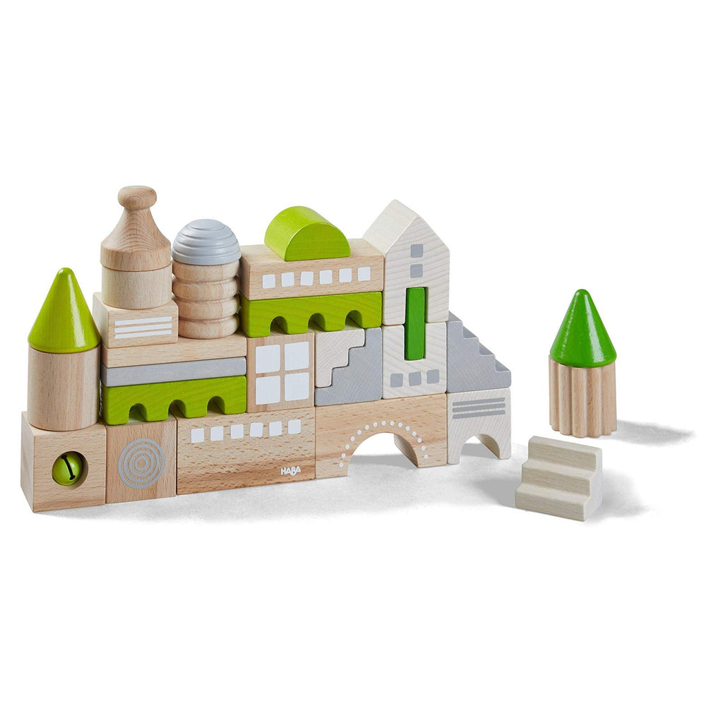 HABA Coburg 28 Piece Wooden Building Blocks Set