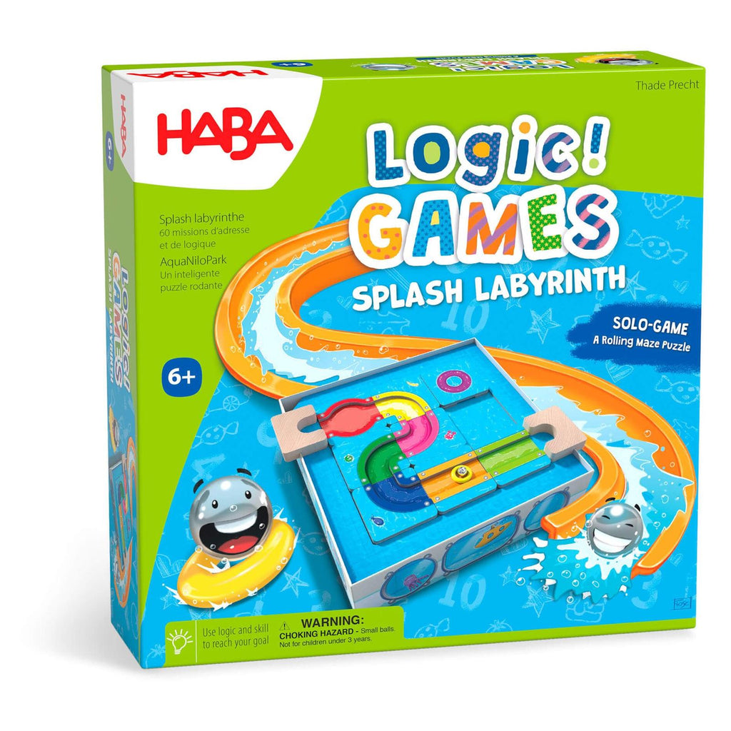 HABA Logic Games Splash Labyrinth Brain Teaser