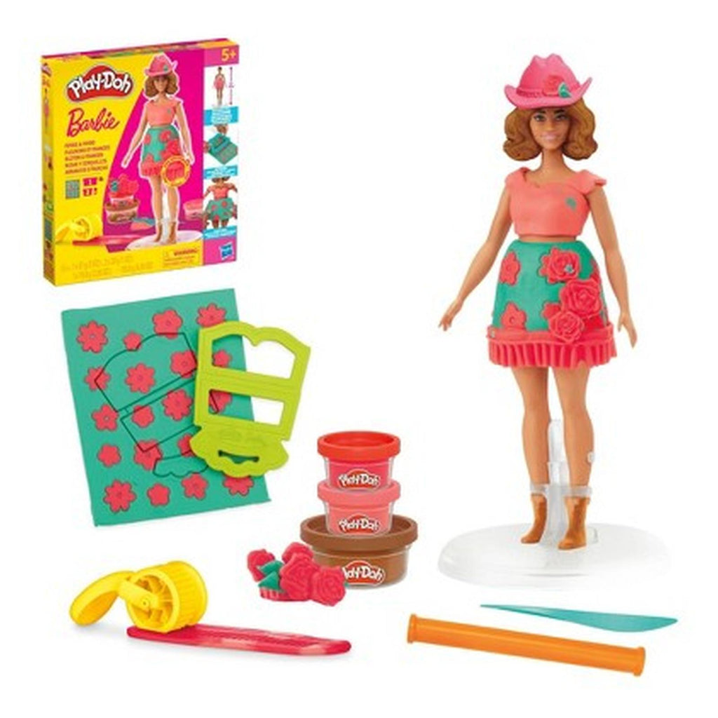 Hasbro Play-Doh Barbie Florals And Fringe Set - Radar Toys