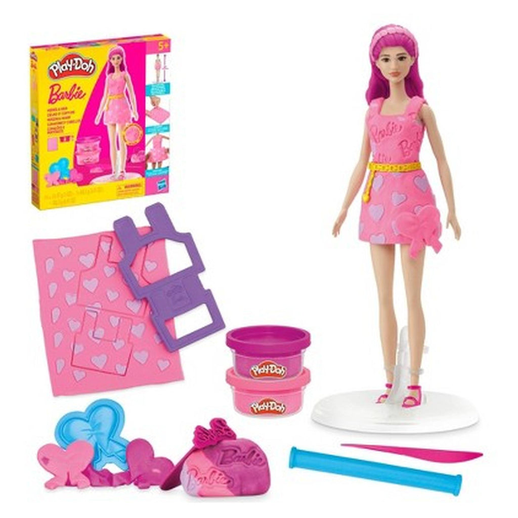 Hasbro Play-Doh Barbie Hearts And Hair Set - Radar Toys