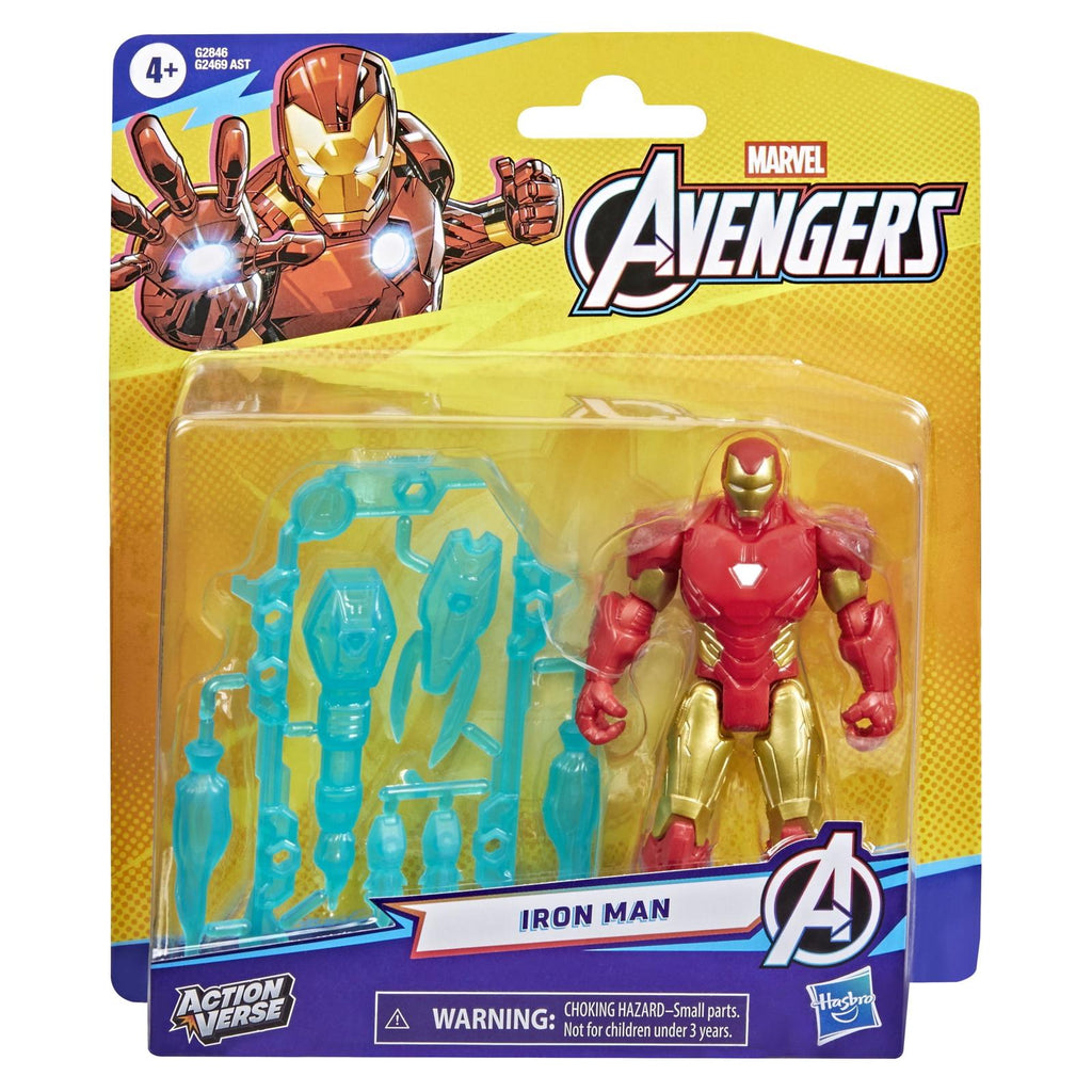 Hasbro Marvel Avengers Action Verse Iron Man Action Figure