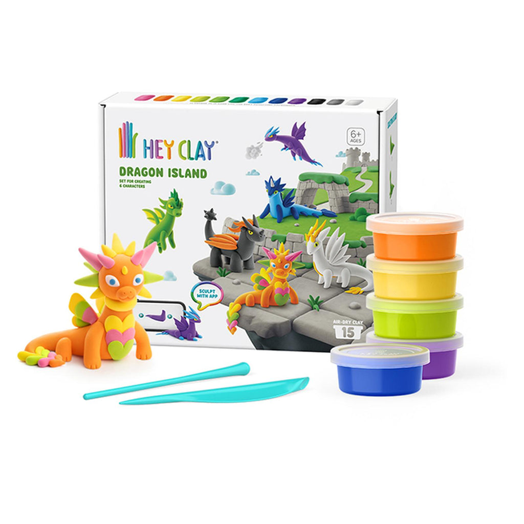 Hey Clay Dragon Island Set