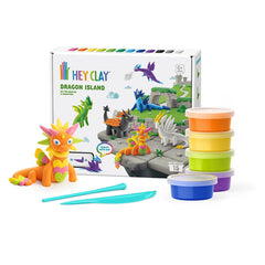 Hey Clay Dragon Island Set