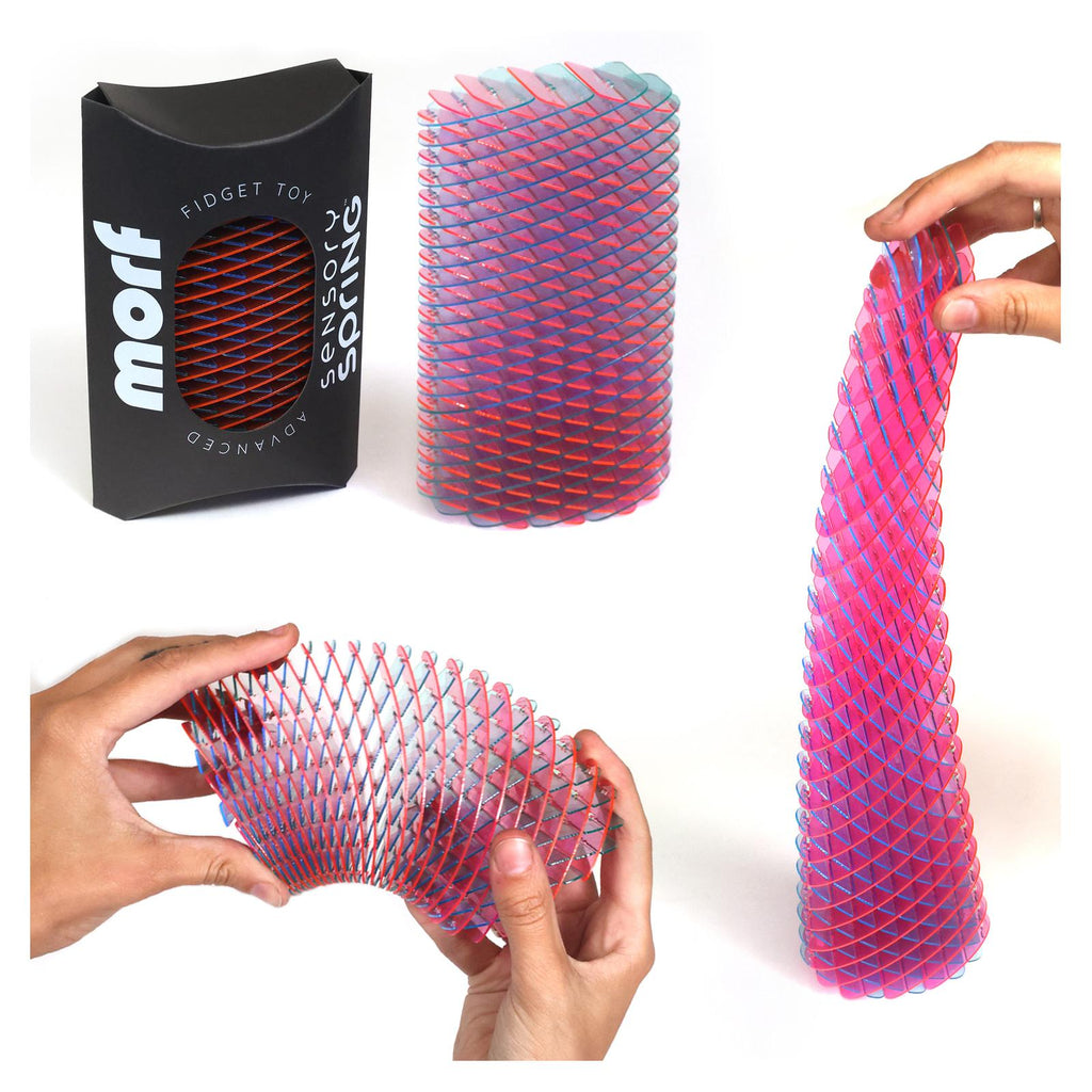 Humango Morf Worm Spring Berry Big Fidget Toy