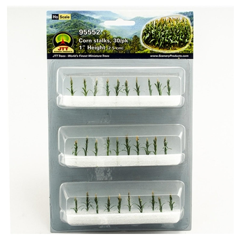 JTT Scenery HO Scale 1 Inch Corn Stalks 30 Piece Set - Radar Toys