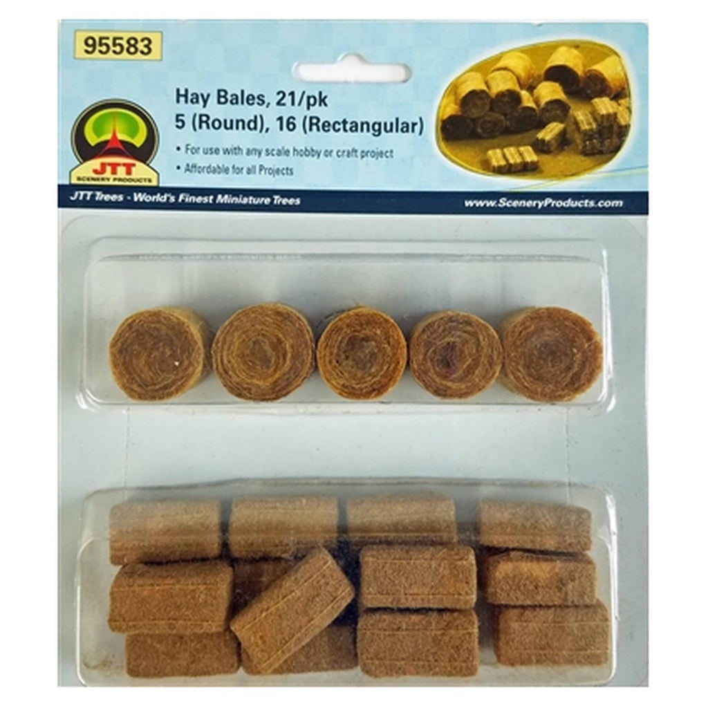 JTT Scenery Hay Bales 21 Piece Set - Radar Toys