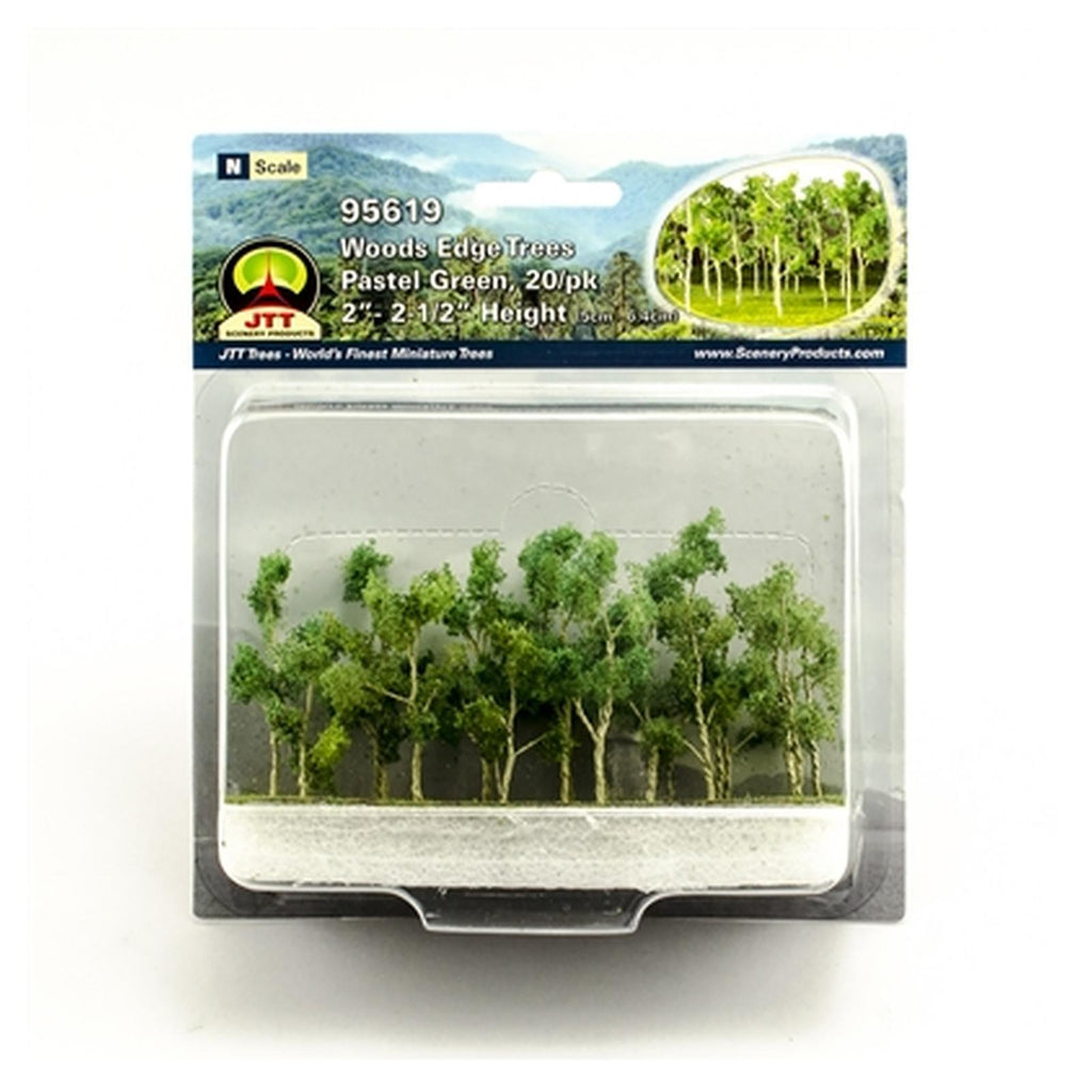 JTT Scenery Wood's Edge 2.5 Inch Trees 20 Piece Set - Radar Toys