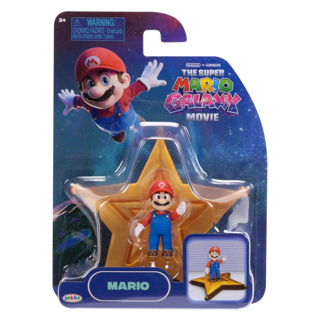 Jakks Pacific Super Mario Galaxy Mario 1.5 Inch Figure