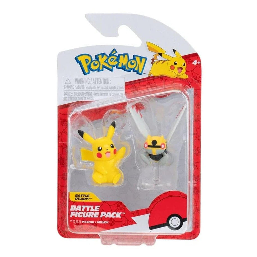 Jazwares Pokemon Battle Figure Pack Pikachu And Ninjask Figure