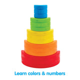 Kidoozie Musical Stack And Learn Rainbow Play Set - Radar Toys
