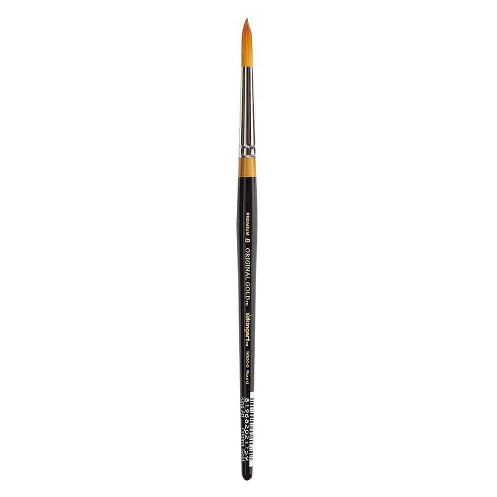 Kingart Original Gold Round Size Eight Brush