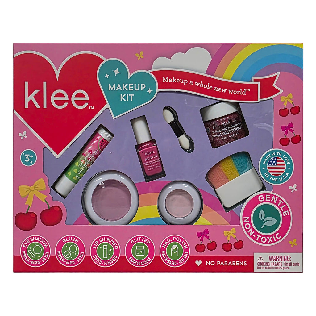 Klee Cherry Me Away Cherry Go Round Natural Mineral Play Makeup Set