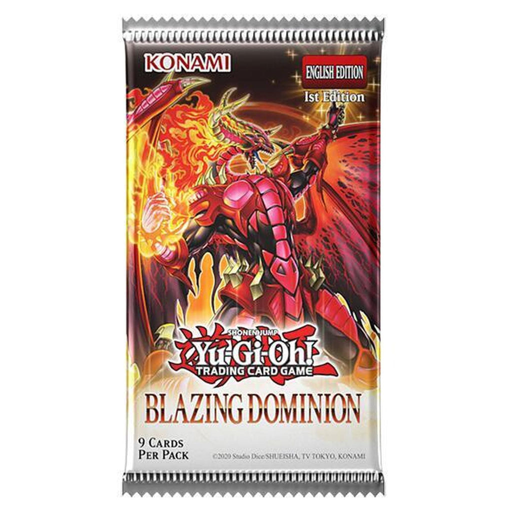 Konami Yu-Gi-Oh! Trading Card Game Blazing Dominion Single Booster Pack - Radar Toys