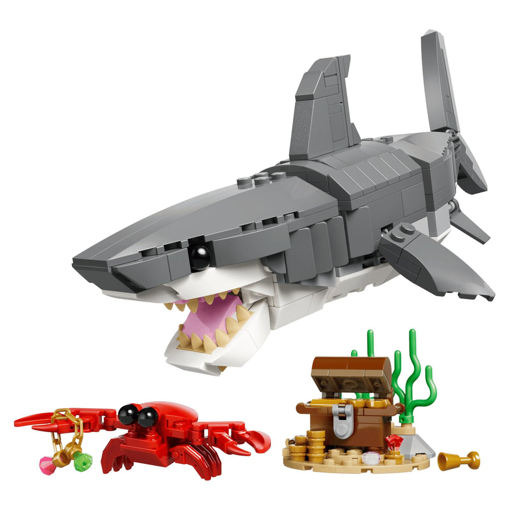 LEGO® Creator Fierce Shark With A Treasure Chest Building Set 31381