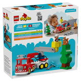 LEGO® DUPLO® Fire Truck With Hose And Firefighter Building Set 10473