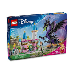 LEGO® Disney Princess Maleficent's Dragon Form And Aurora's Castle Building Set 43240 - Radar Toys