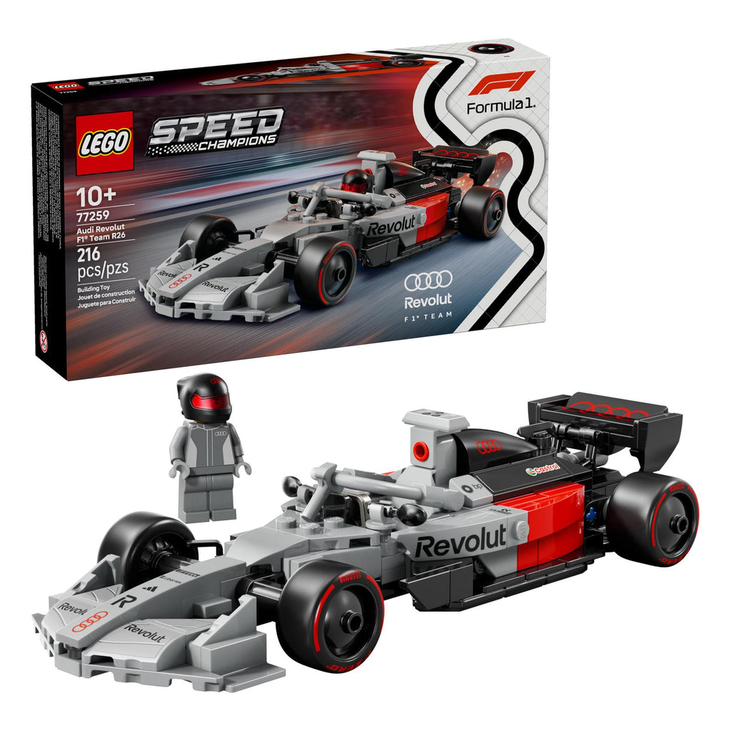 LEGO® Speed Champions Audi Revolut F1® Team R26 Race Car Building Set 77259